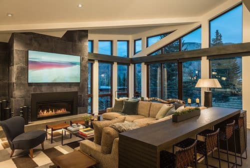 Mountain Modern Living Room: