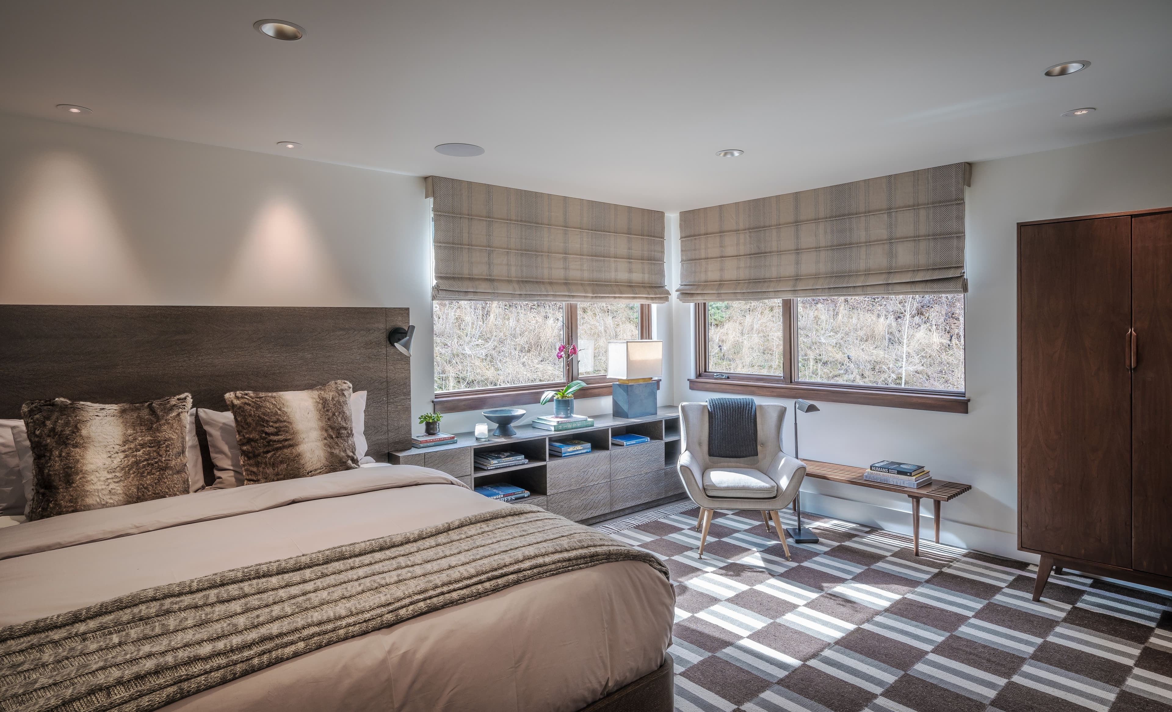 Mountain Modern Bedroom Ideas: